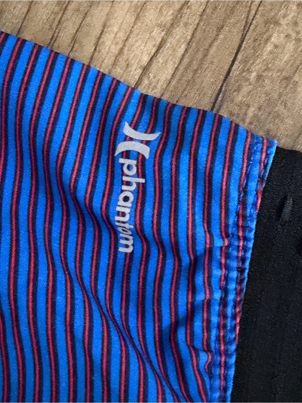 Hurley USA 🇺🇸 Olympic board shorts Black Waistband Label with White Print - Picture 10 of 10
